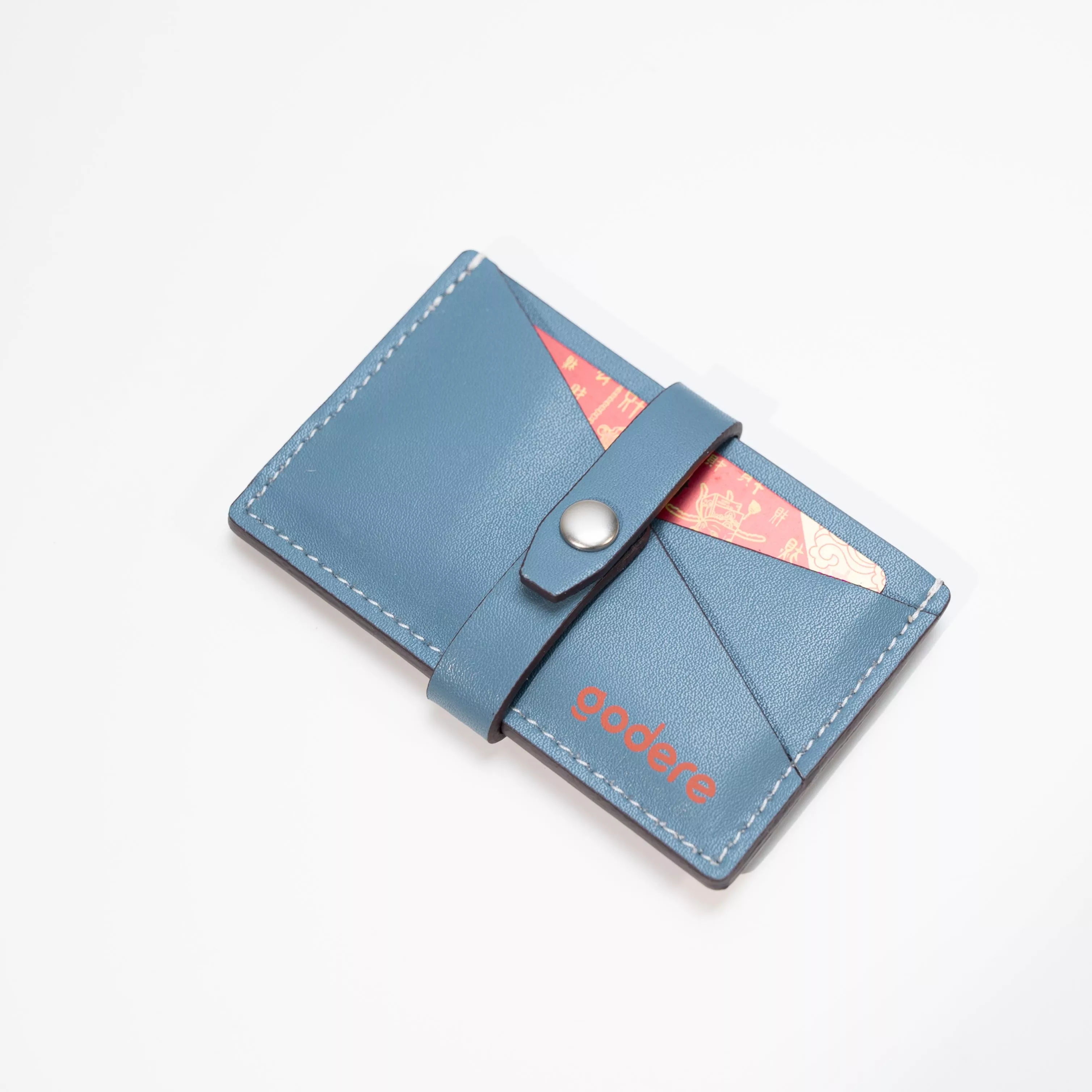 Genuine Leather Creative Handmade Macron Color Simple Style Card Holder