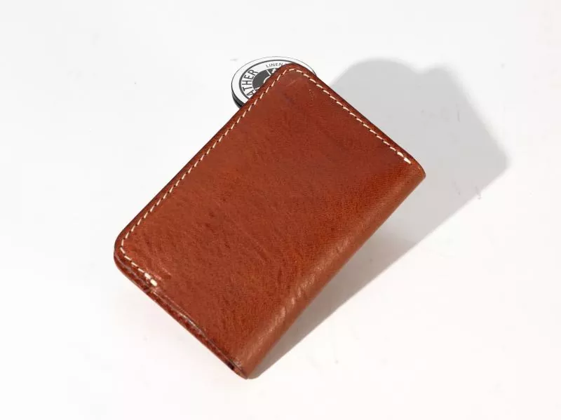 Retro Trend Returns Handmade stitched genuine leather short wallet, the new city favorite, combining quality and practicality