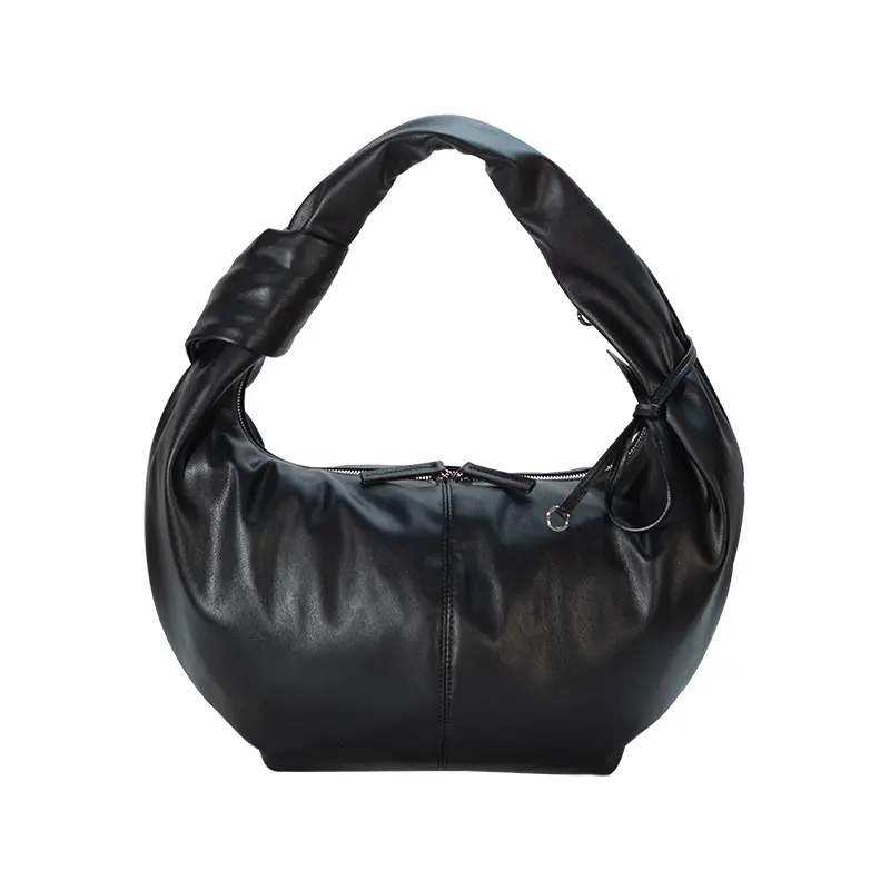 Vegan Leather Croissant Bag