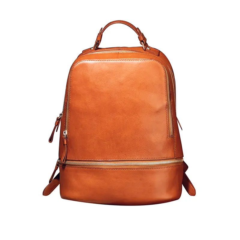 Vegetable-Tanned Leather Backpack