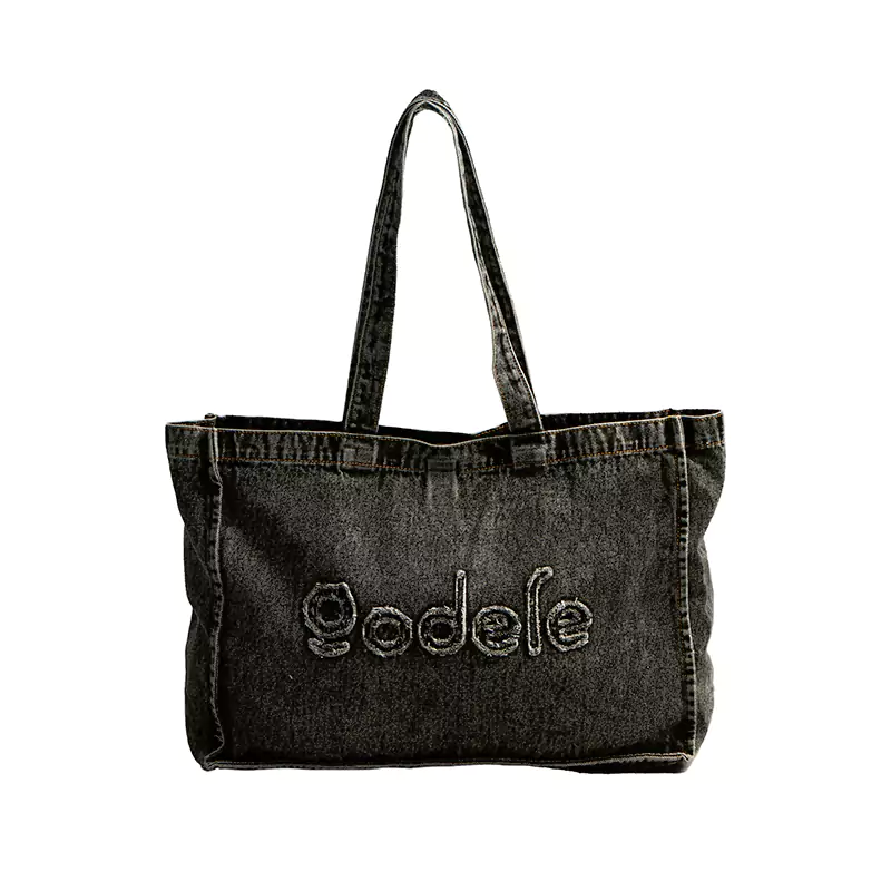 Washed Denim Bag